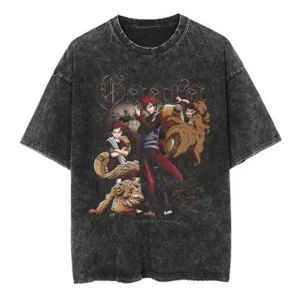 T-shirt Naruto - Gaara, Tatouage Amour du Ninja de Suna