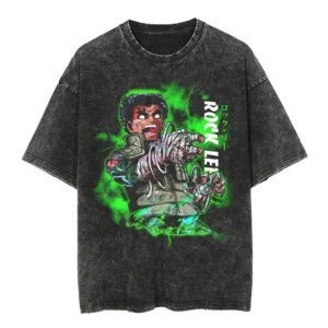 T-shirt Rock Lee Naruto Shippuden, élève de Might Guy