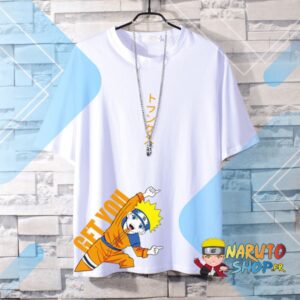 T-shirt Naruto Got You ! blanc en 100% coton