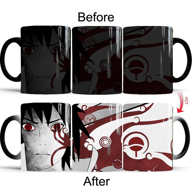 Mug Naruto de Sasuke Uchiwa avec Sharingan – Image 3