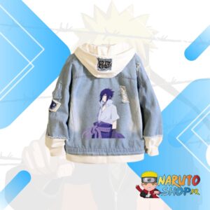 Veste Naruto de Sasuke Uchiwa à imprimé 3D