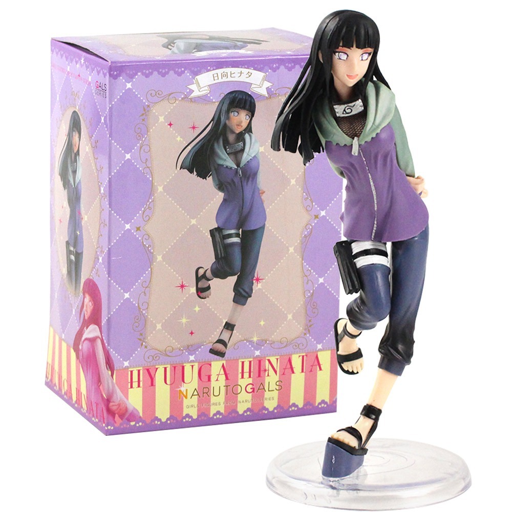 Figurine Naruto Hyuga Hinata en tenue de combat 23 cm