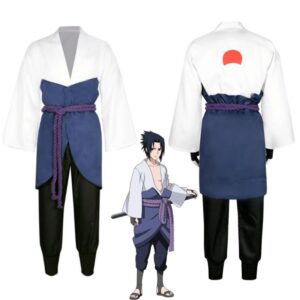 Cosplay complet de Sasuke Uchiwa dans Naruto Shippuden