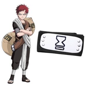 Bandeau de cosplay Naruto, Gaara du Sable