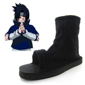 Sandales Ninja Sasuke Uchiwa Naruto Shippuden, tailles 35 à 45