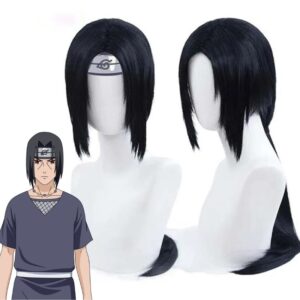 Perruque noire de cosplay Itachi Uchiwa - Naruto Shippuden