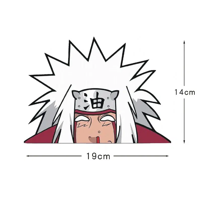 Autocollant Jiraiya Naruto Shippuden au design détaillé – Image 3