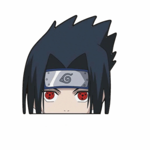 Autocollant Naruto Shippuden Sasuke Uchiha et Naruto Uzumaki
