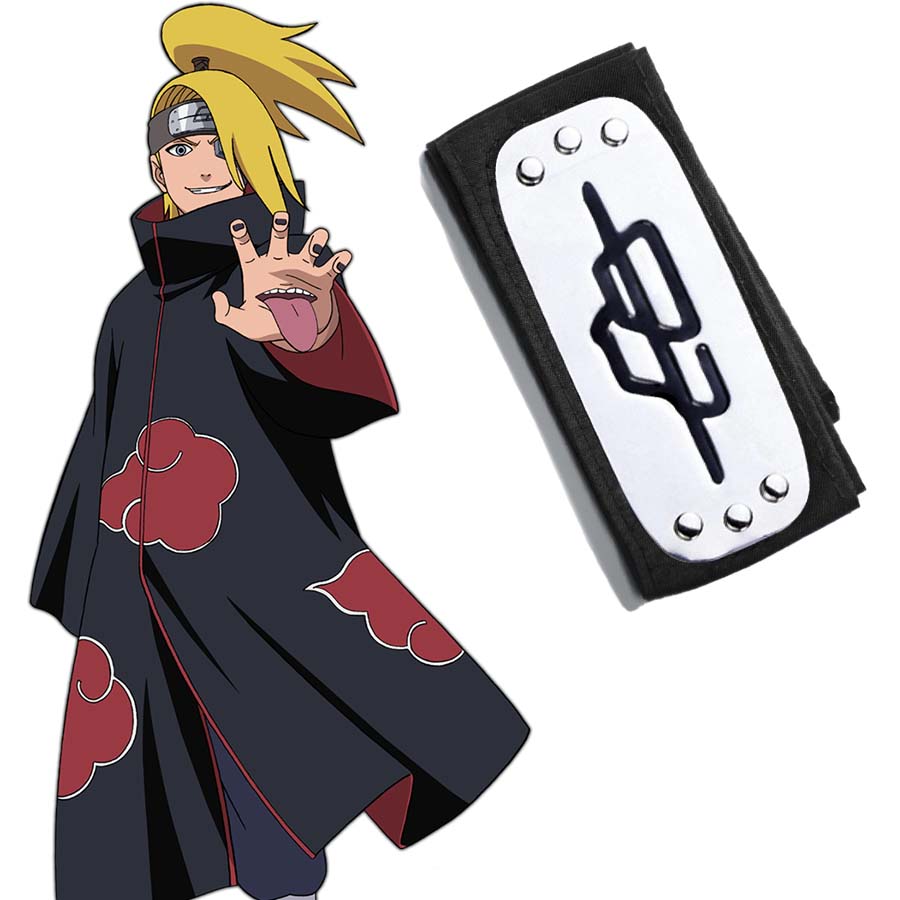 Bandeau Akatsuki de Deidara pour cosplay - Naruto Shippuden