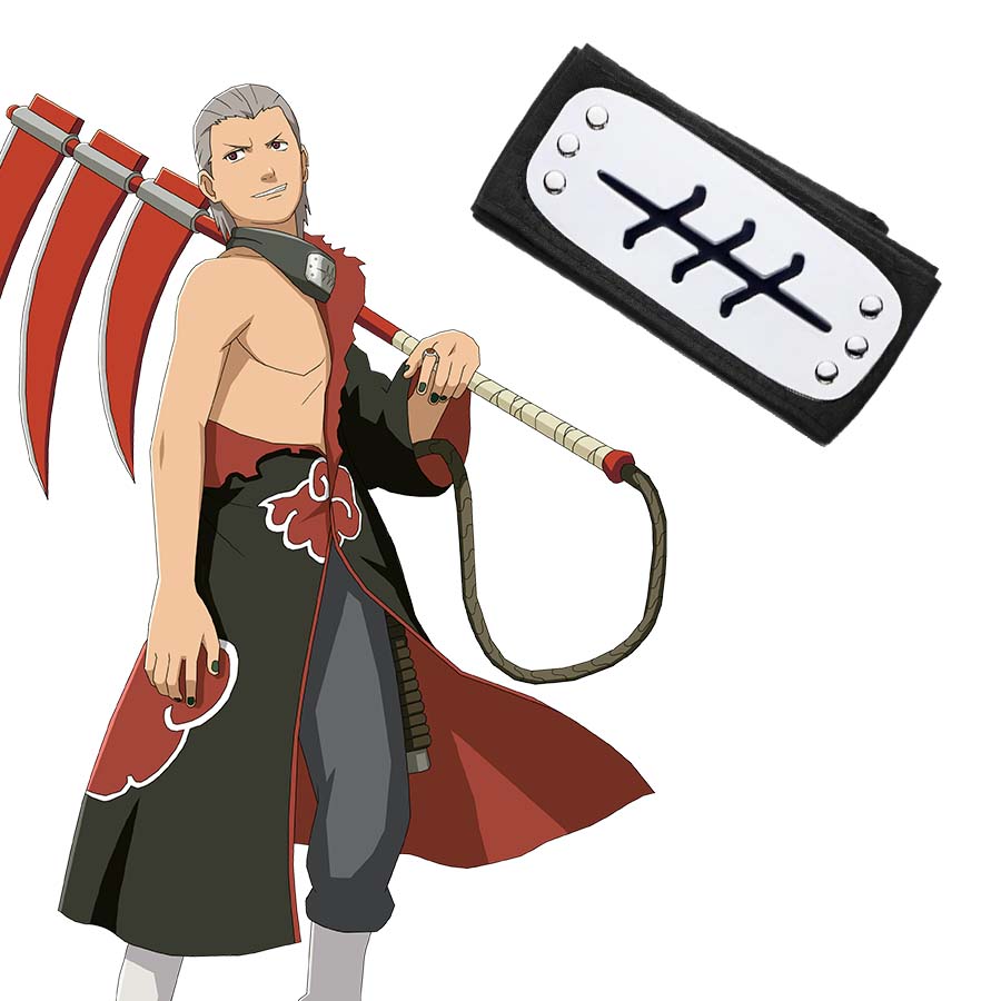 Bandeau frontal de cosplay Hidan Akatsuki - Naruto Shippuden