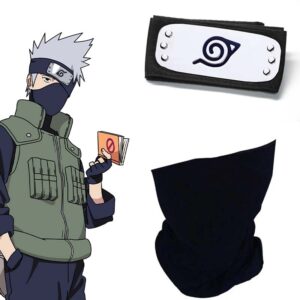Masque de cosplay Kakashi Hatake Sharingan Hokage, Naruto Shippuden
