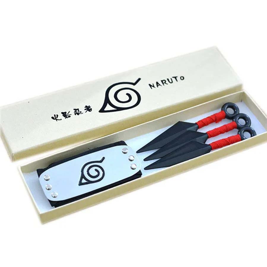 Ensemble de kunai Naruto pour apprentis ninjas