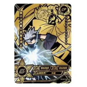 Carte Naruto dorée de Kakashi