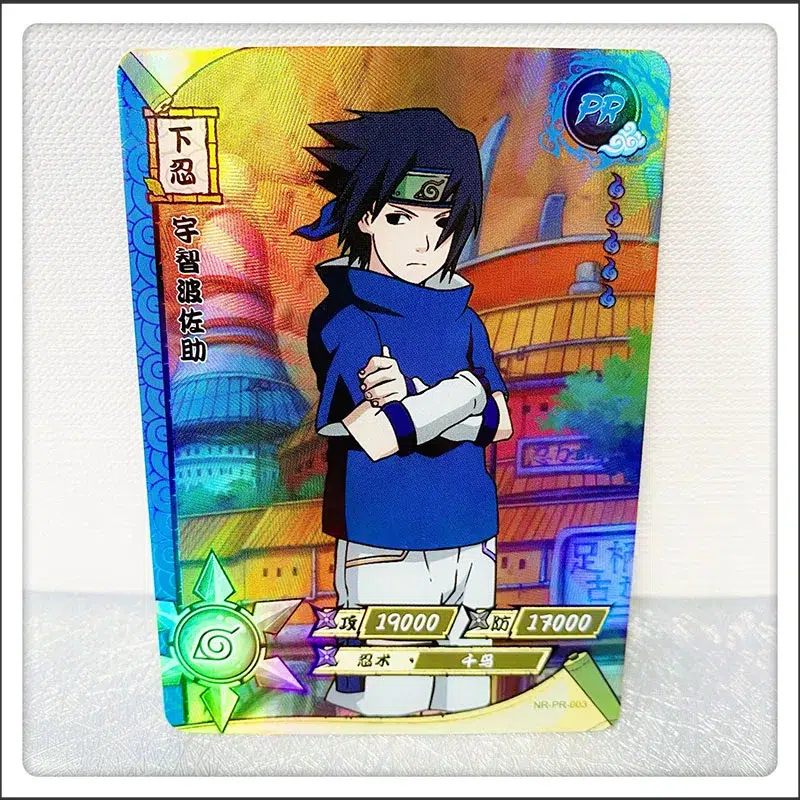 Carte Naruto en papier pour garçon