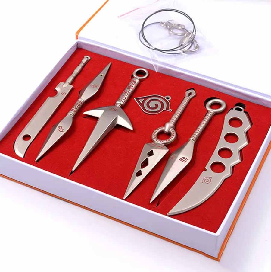 Collection de Kunai Naruto en deux coloris