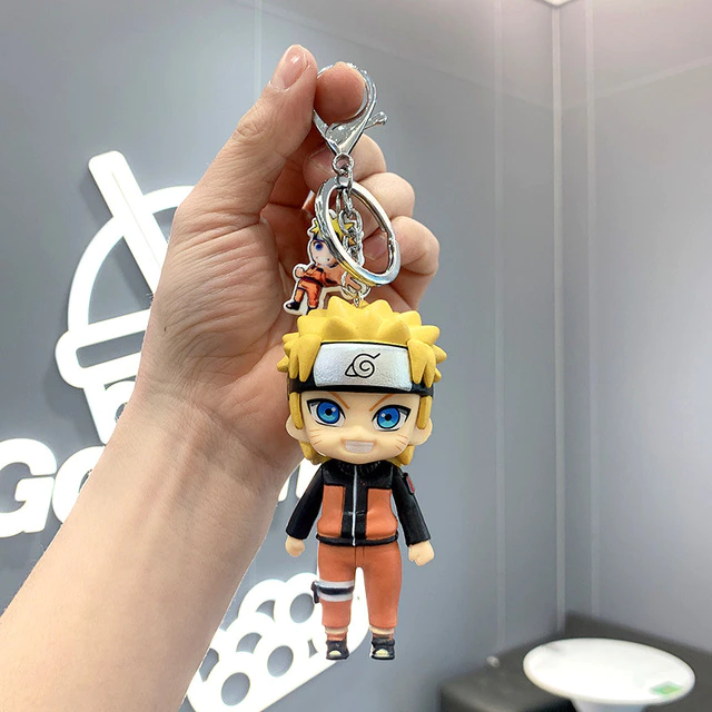 Porte-clés Naruto Uzumaki en PVC Plastique – Image 2