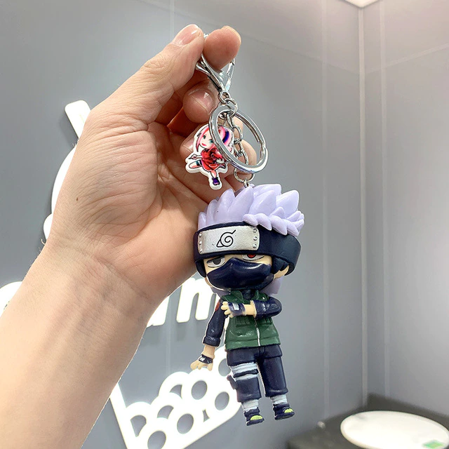 Porte-clés Kakashi Hatake de Naruto en PVC Plastique – Image 2