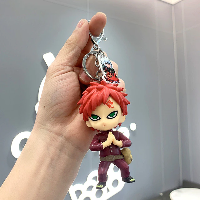 Porte-clés Naruto en PVC Plastique avec Garaa – Image 2