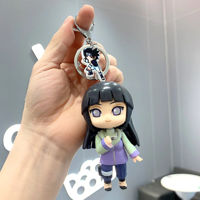 Porte-clés Naruto Hinata en PVC Plastique – Image 2