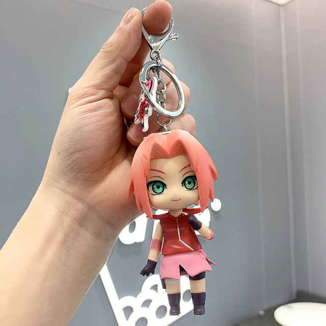Porte-clés Sakura Naruto en PVC Plastique – Image 2