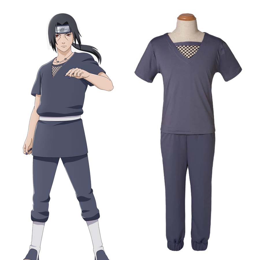 Costume cosplay Akatsuki Itachi Uchiha de Naruto Shippuden