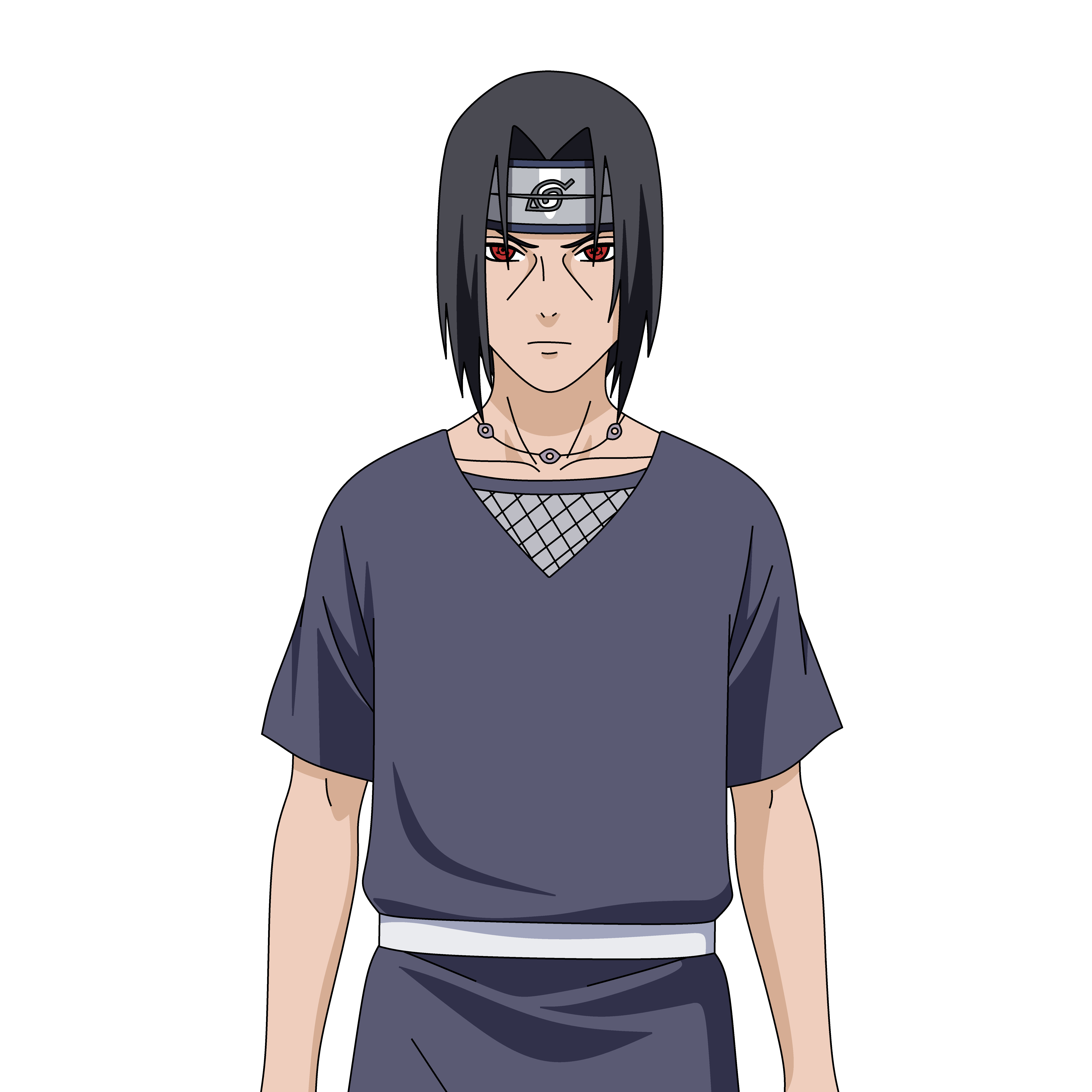 Costume cosplay Akatsuki Itachi Uchiha de Naruto Shippuden – Image 4