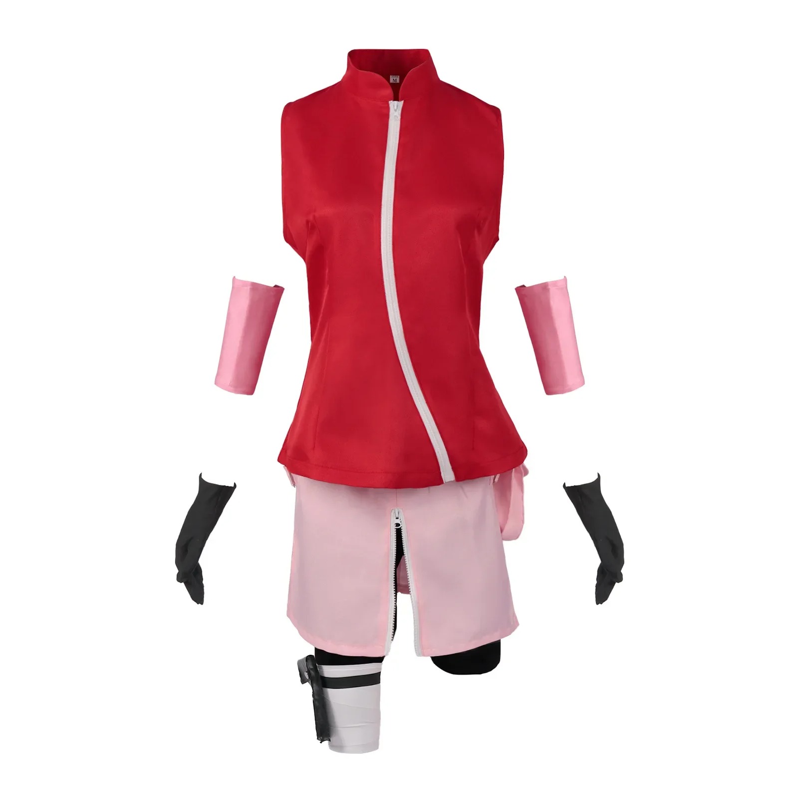 Déguisement Sakura Haruno 11 pièces - Ninja Médecin Naruto Shippuden – Image 3