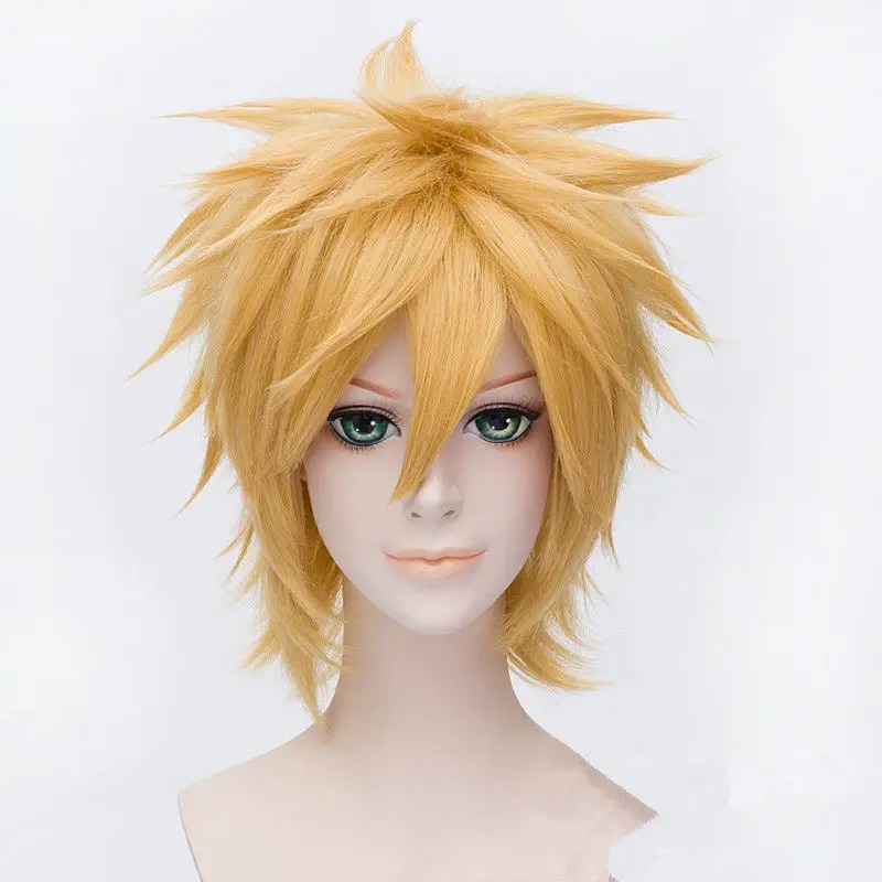 Perruque de cosplay Naruto Uzumaki blonde – Image 3
