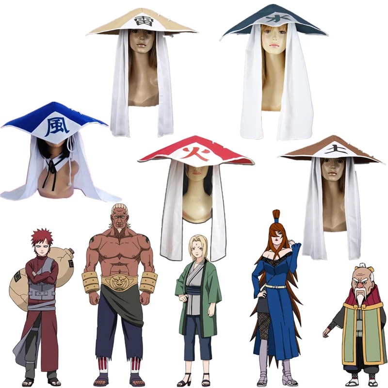 Chapeau cosplay Naruto Gaara symbole de l’amour – Image 3