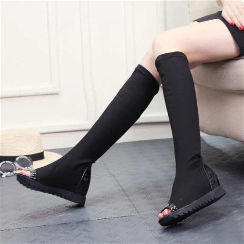 Bottes noires longues de cosplay Sakura Haruno - Naruto Shippuden – Image 2
