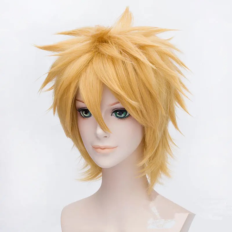 Perruque de cosplay Naruto Uzumaki blonde – Image 2