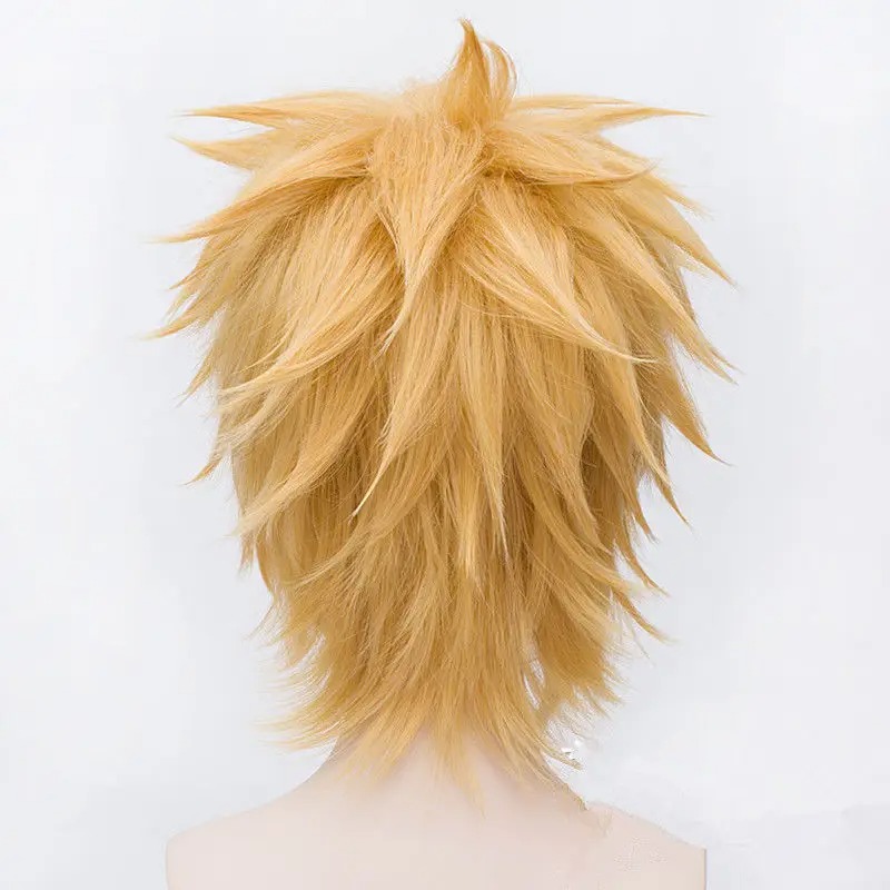 Perruque de cosplay Naruto Uzumaki blonde – Image 4