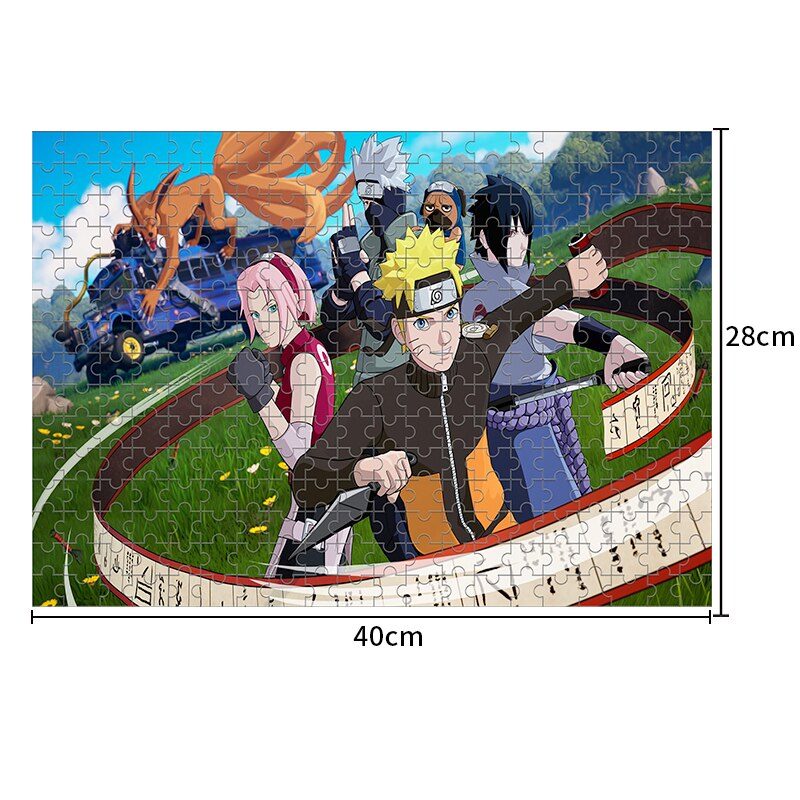 Puzzle Naruto Kurama avec l’équipe 7 en 300 pièces – Image 2