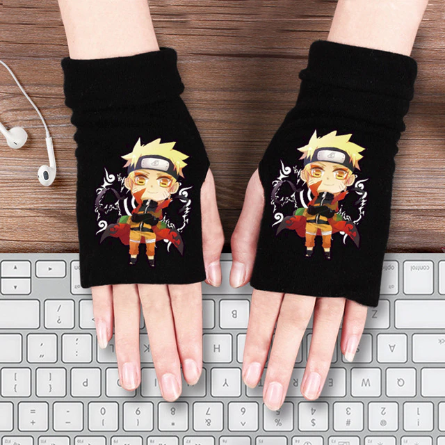 Gants Naruto Uzumaki mignons à impression 3D – Image 2