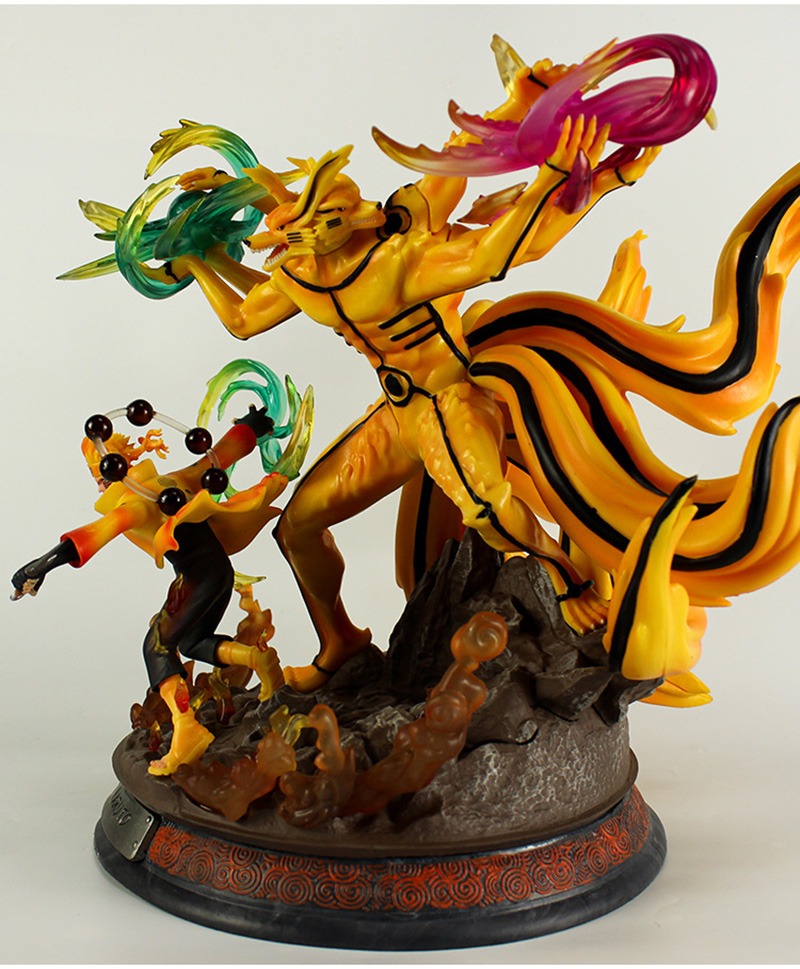 Figurine Naruto Uzumaki en mode Ermite Rikudô avec Kurama, 35 cm – Image 5