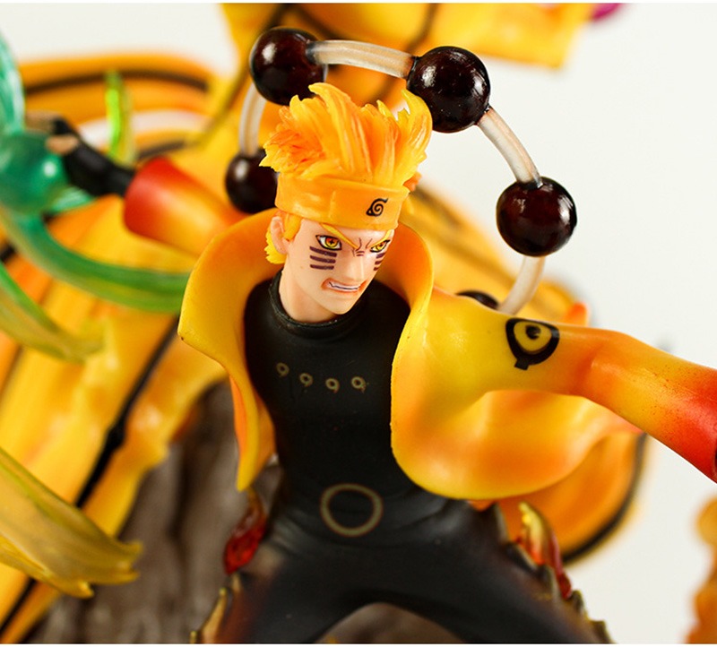 Figurine Naruto Uzumaki en mode Ermite Rikudô avec Kurama, 35 cm – Image 2
