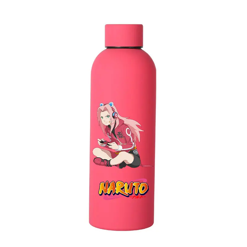 Gourde Sakura Naruto en acier inoxydable