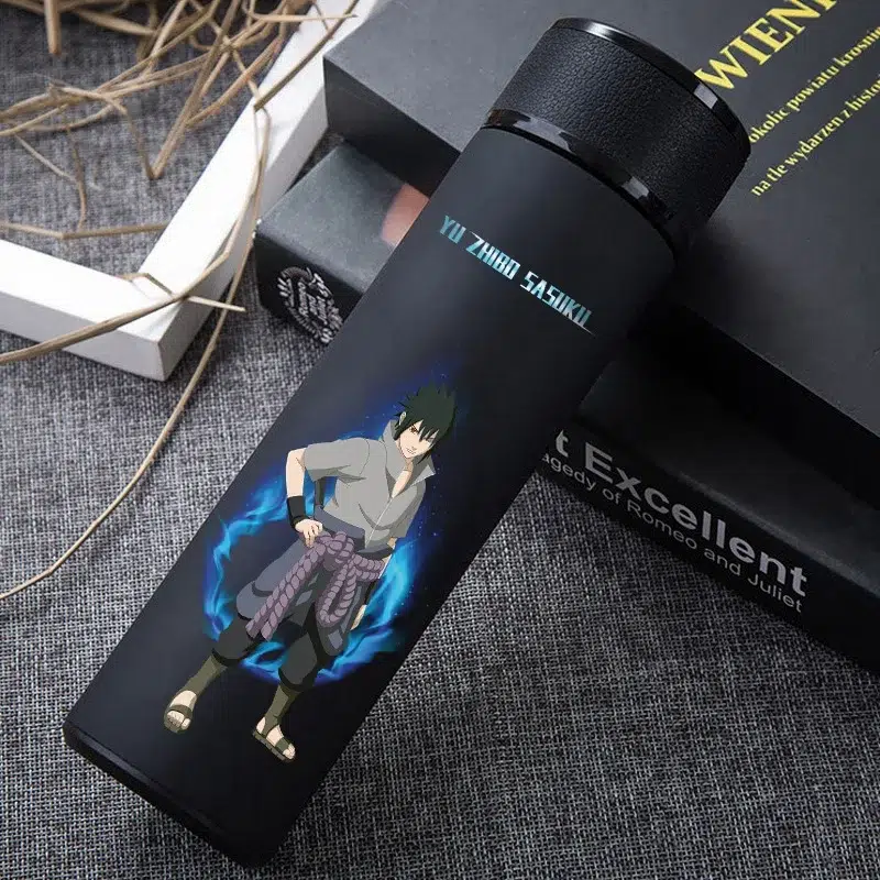 Gourde Naruto en acier inoxydable Sasuke Uchiwa