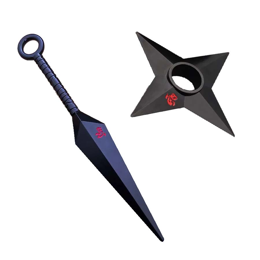 Set Naruto de kunai et shuriken ninja