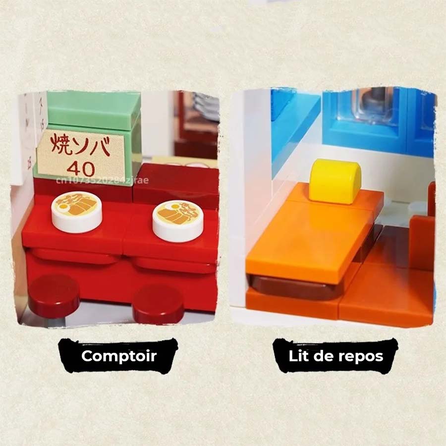 Restaurant Ichiraku en briques LEGO Naruto – Image 5