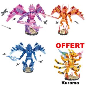 Pack Naruto Susanoo LEGO avec 3 Susanoo + 1 Kurama