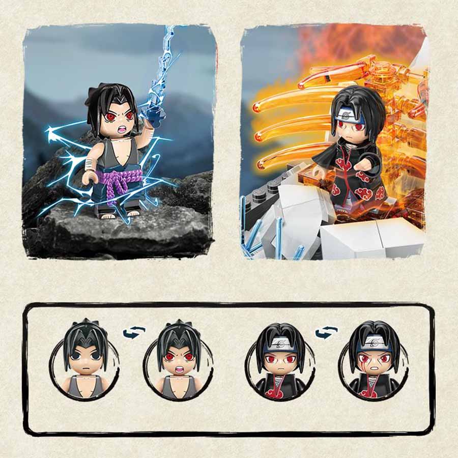 Set LEGO Naruto Shippuden, duel fraternel Sasuke contre Itachi – Image 4