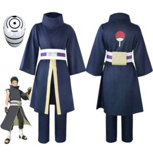 Costume cosplay Obito Uchiwa Sharingan de Naruto Shippuden