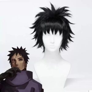 Perruque de cosplay Obito Uchiha pour Naruto