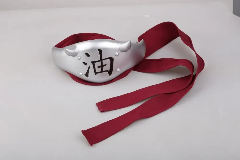 Bandeau de cosplay Jiraya Jaune, Noir, Rouge - Village de Konoha - Naruto – Image 2