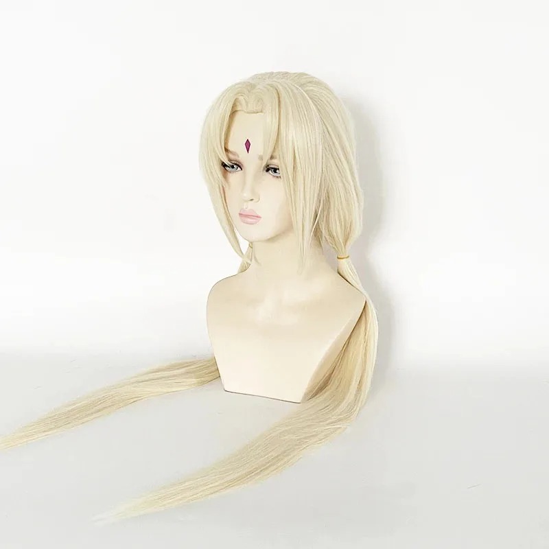 Perruque blonde de cosplay Tsunade - Naruto Shippuden – Image 3