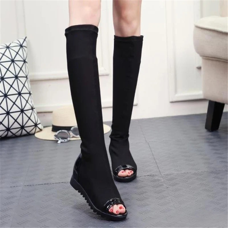 Bottes noires longues de cosplay Sakura Haruno - Naruto Shippuden – Image 4