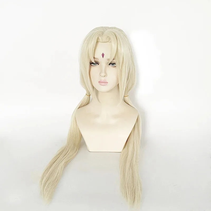 Perruque blonde de cosplay Tsunade - Naruto Shippuden – Image 4