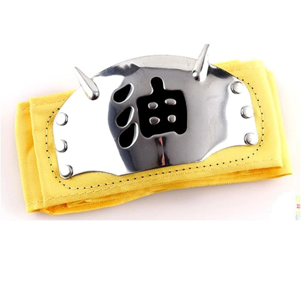 Bandeau Jiraya Mode Ermite Jaune Noir Rouge - Naruto – Image 4