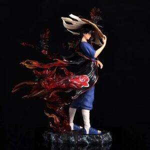 Figurine Naruto Uchiha Itachi au chapeau de bambou, 30 cm